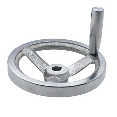 Roth láimhe iarann ​​teilgthe don chomhla